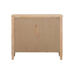 Bristol Park 30" Whitewashed Oak Wood 2-Drawer Nightstand