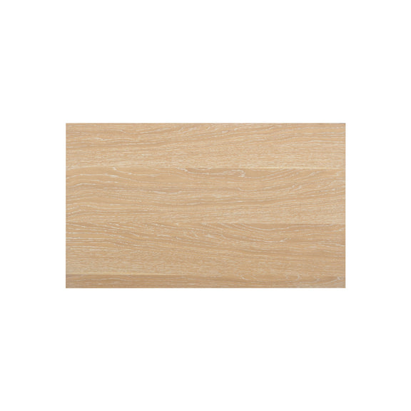 Bristol Park 30" Whitewashed Oak Wood 2-Drawer Nightstand