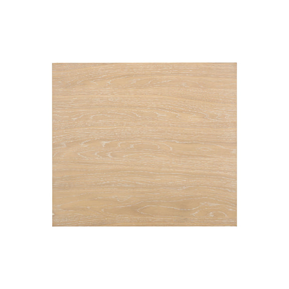 Bristol Park 20" Whitewashed Oak Wood 2-Drawer Nightstand