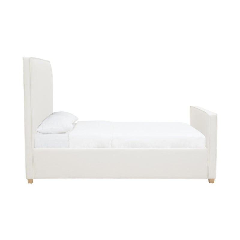 Bristol Park Ivory Contract-Grade Fabric Upholstered Bed