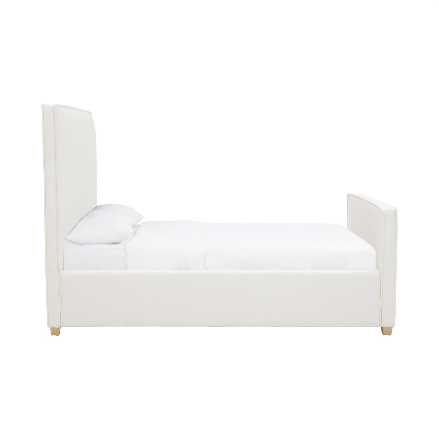 Bristol Park Ivory Contract-Grade Fabric Upholstered Bed