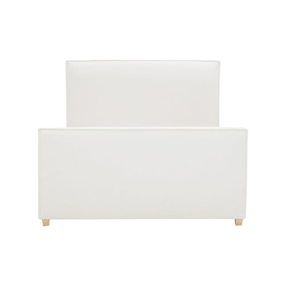Bristol Park Ivory Contract-Grade Fabric Upholstered Bed