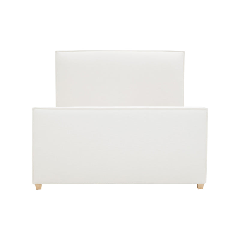 Bristol Park Ivory Contract-Grade Fabric Upholstered Bed