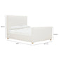 Bristol Park Ivory Contract-Grade Fabric Upholstered Bed