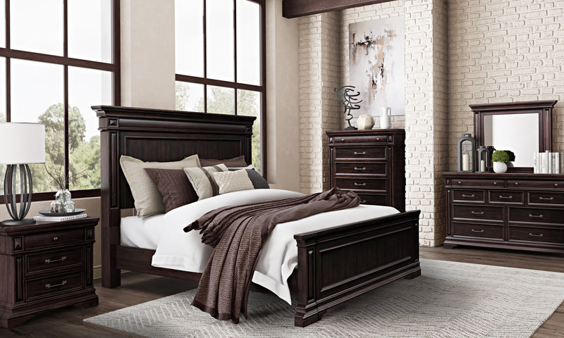 Stamford Wooden Upholstered Bed - King