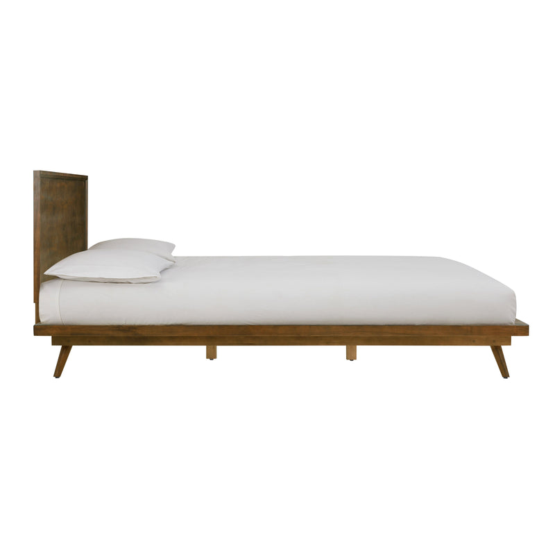 Emery Walnut Wood Platform Bed