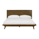 Emery Walnut Wood Platform Bed
