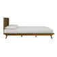 Emery Walnut Wood Platform Bed