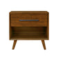 Emery 24" Walnut 1-Drawer Nightstand