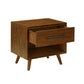 Emery 24" Walnut 1-Drawer Nightstand