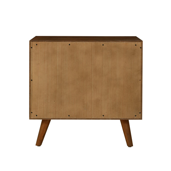 Emery 24" Walnut 1-Drawer Nightstand