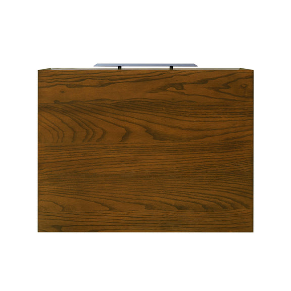 Emery 24" Walnut 1-Drawer Nightstand