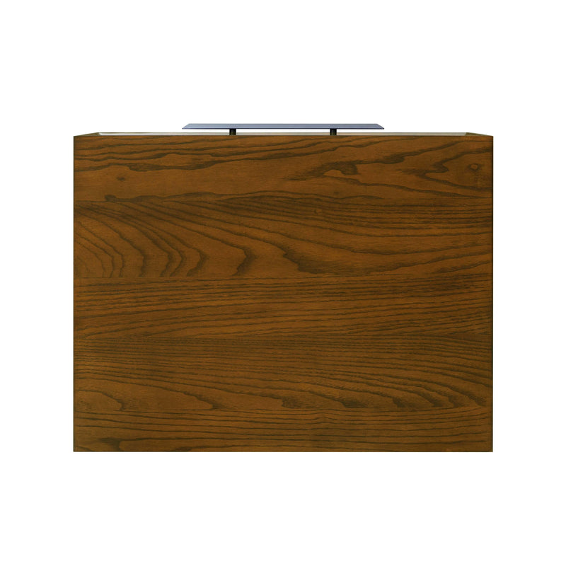 Emery 24" Walnut 1-Drawer Nightstand
