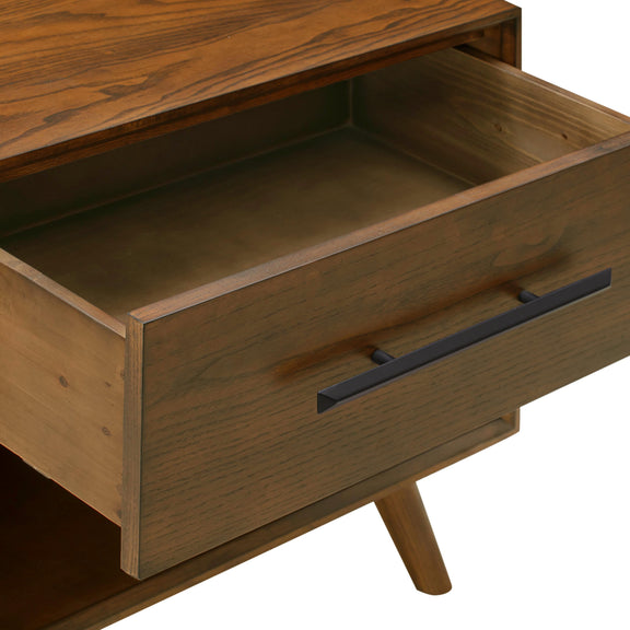 Emery 24" Walnut 1-Drawer Nightstand