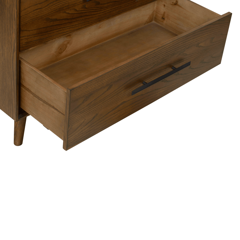 Emery 33" Walnut 5-Drawer Chest