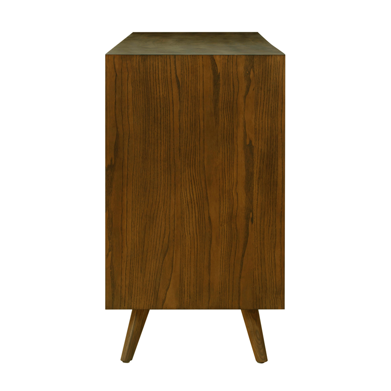 Emery 62" Walnut 6-Drawer Dresser