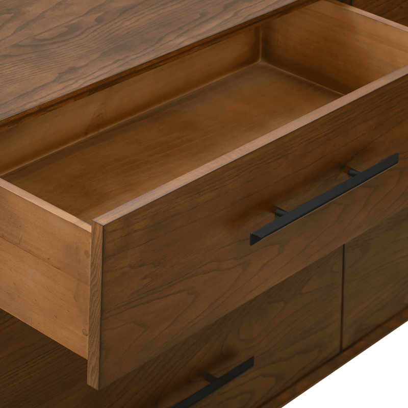 Emery 62" Walnut 6-Drawer Dresser