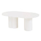 Elora 79" Lacquer Oval Dining Table - White
