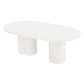 Elora 79" Lacquer Oval Dining Table - White