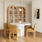 Elora 47" Lacquer Round Dining Table - White