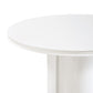 Elora 47" Lacquer Round Dining Table - White