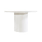 Elora 47" Lacquer Round Dining Table - White