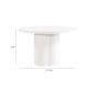 Elora 47" Lacquer Round Dining Table - White