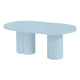 Elora 79" Lacquer Oval Dining Table - Blue