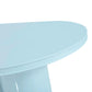 Elora 79" Lacquer Oval Dining Table - Blue