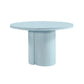 Elora 47" Lacquer Round Dining Table - Blue