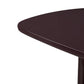 Zola 94.5" Lacquer Oval Dining Table - Burgundy