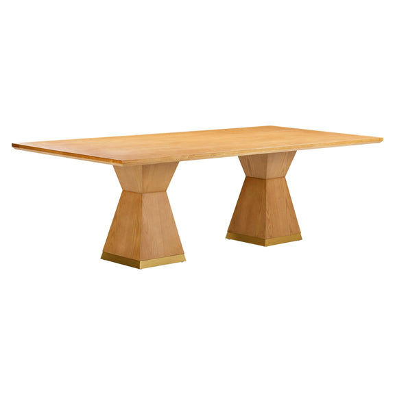 Nolan 98" Wood Rectangular Dining Table - Natural