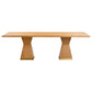 Nolan 98" Wood Rectangular Dining Table - Natural