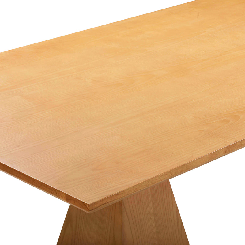 Nolan 98" Wood Rectangular Dining Table - Natural
