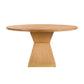 Nolan 56" Wood Round Dining Table - Natural