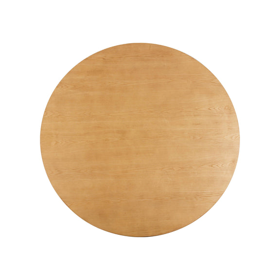 Nolan 56" Wood Round Dining Table - Natural