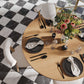 Nolan 56" Wood Round Dining Table - Natural