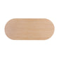 Marlow 102" Wood Oval Dining Table - Natural