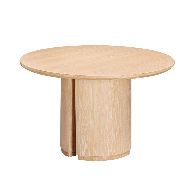 Marlow 48" Wood Round Dining Table - Natural