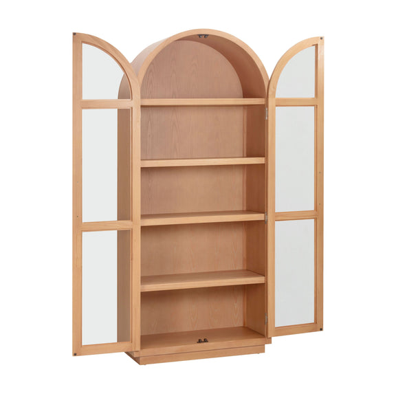 Marlow Wood Display Cabinet - Natural