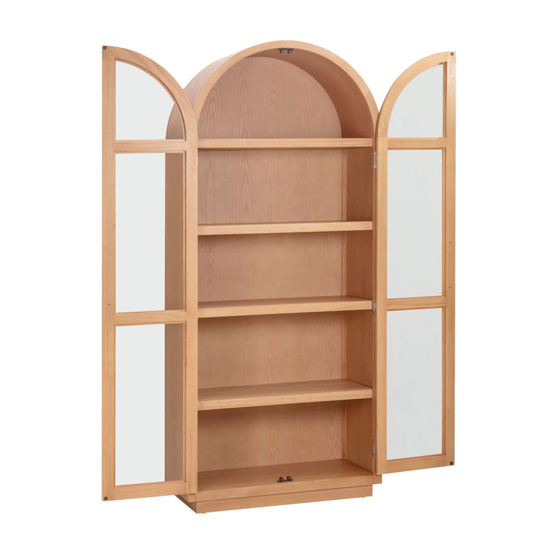 Marlow Wood Display Cabinet - Natural