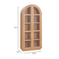 Marlow Wood Display Cabinet - Natural