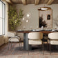 Marlow 102" Wood Oval Dining Table - Black