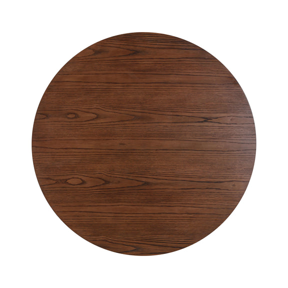 Marlow 48" Wood Round Dining Table - Black
