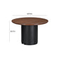 Marlow 48" Wood Round Dining Table - Black