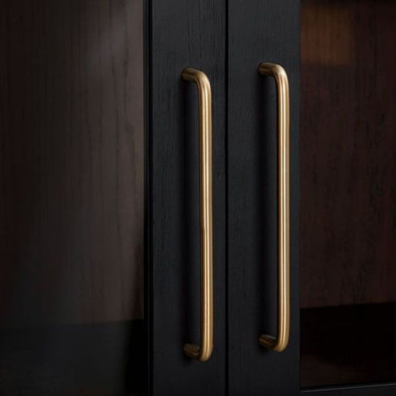 Marlow Wood Display Cabinet - Black