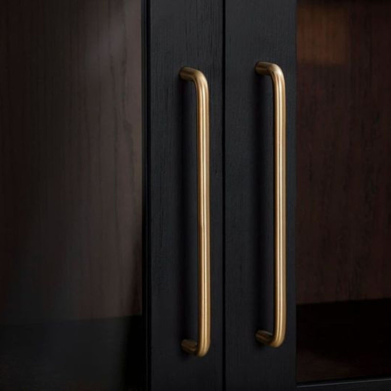 Marlow Wood Display Cabinet - Black