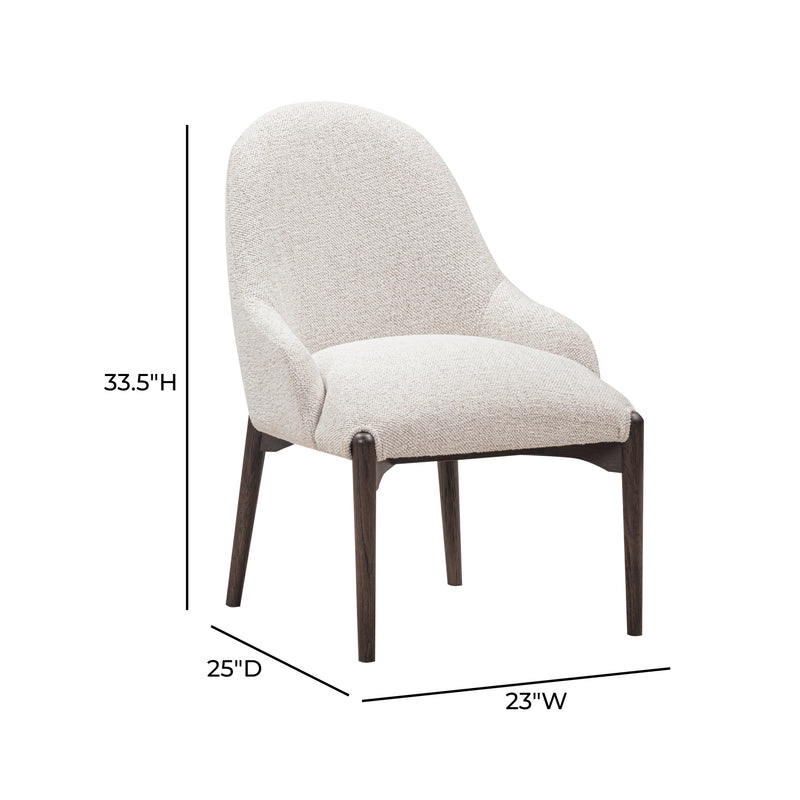 Glendale Performance Chenille Dining Chair - White
