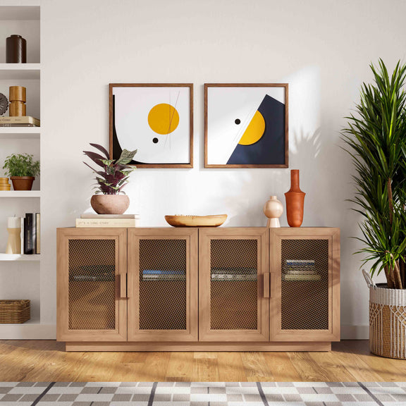 Nolan 72" Wood Console - Natural
