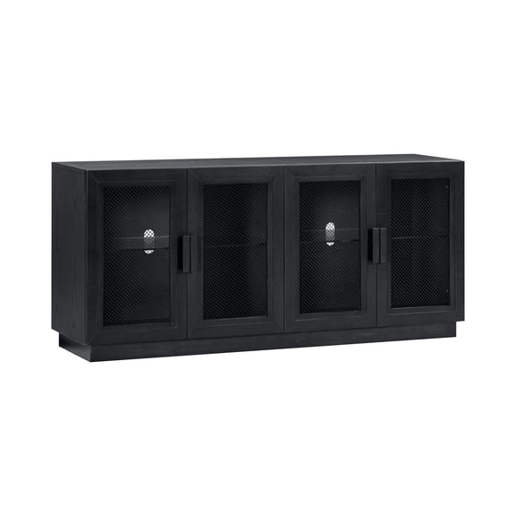 Nolan 72" Wood Console - Black